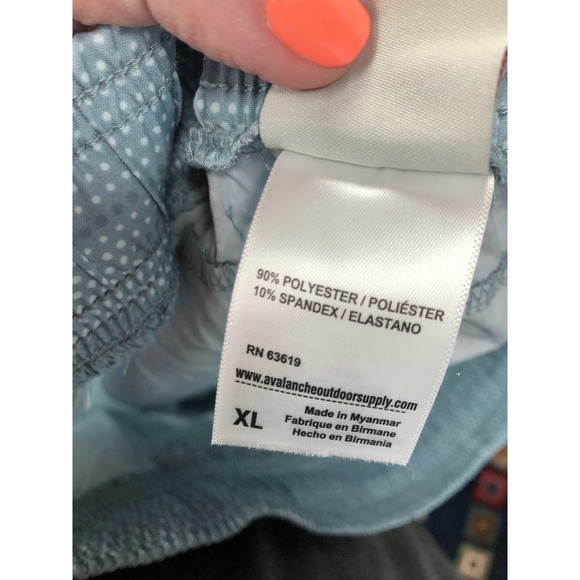 Mens Avalanche UPF‎ 50 Shorts Sz XL, Blue Camo Graphic Print - Picture 8 of 10